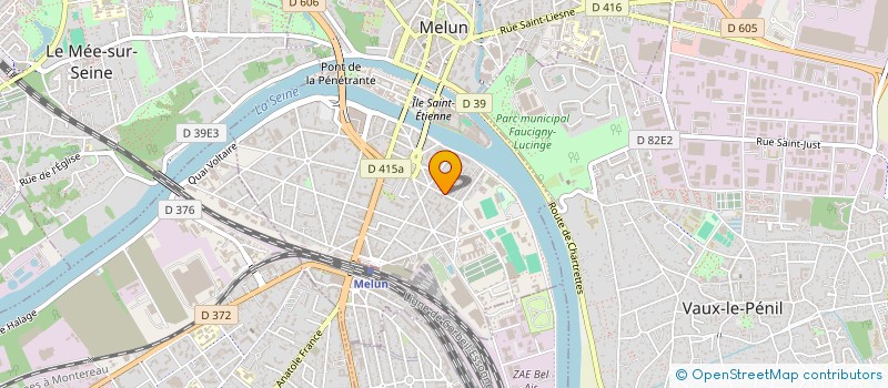 localisation de l'entreprise COURAUD SEL à MELUN