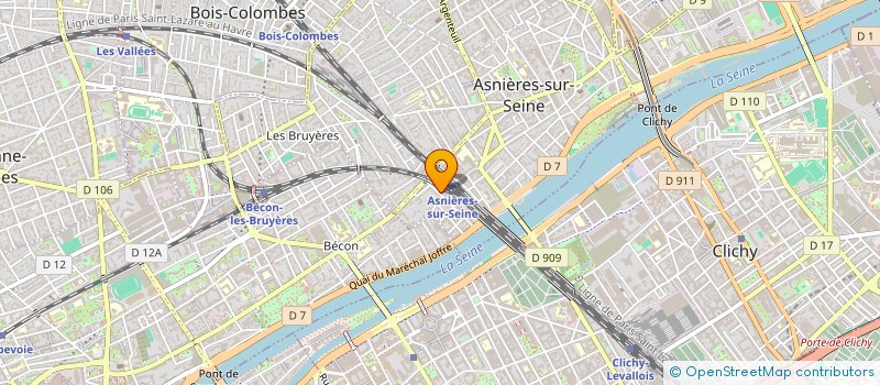 localisation de l'entreprise COURB à ASNIERES-SUR-SEINE