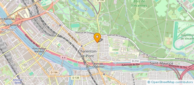 localisation de l'entreprise COURBAN & DEMOULLING  CHARENTON-LE-PONT