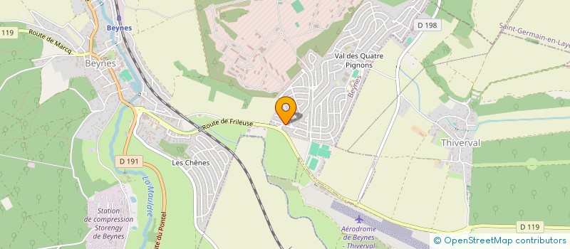 localisation de l'entreprise COURBATON  BEYNES