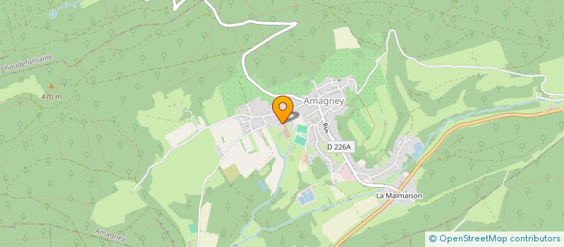 localisation de l'entreprise COURBET  AMAGNEY