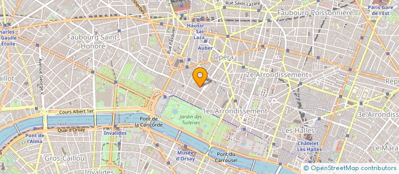 localisation de l'entreprise COURBET à PARIS
