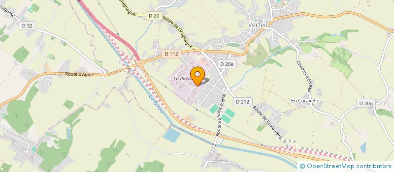 localisation de l'entreprise COURBET DECLERCK  VERFEIL