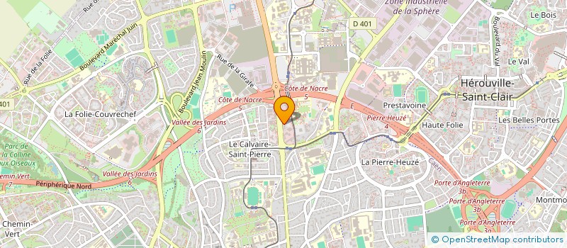 localisation de l'entreprise COURBEVOIE IMMO. à CAEN