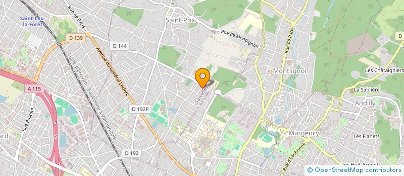 localisation de l'entreprise COURBEVOIE MATE à SAINT-PRIX