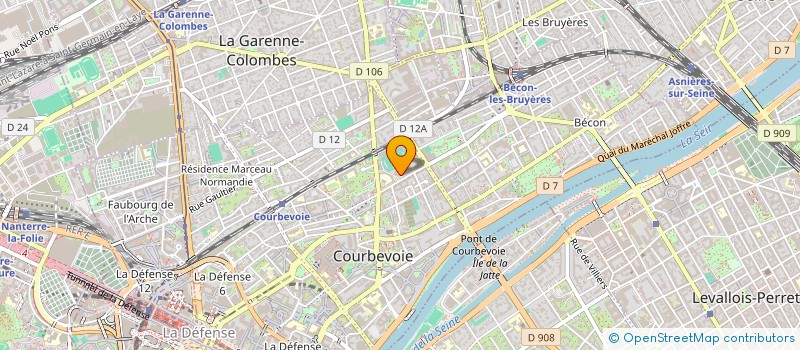 localisation de l'entreprise COURBEVOIE SPORTS CYCLISME à COURBEVOIE