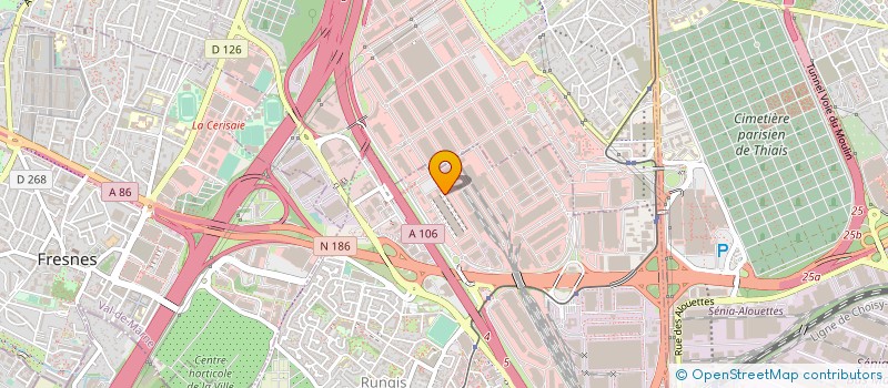 localisation de l'entreprise COURBEYRE ET VIALLARD SA à RUNGIS