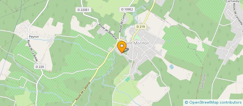 localisation de l'entreprise COURBIN HOLDING  SAINT-MORILLON