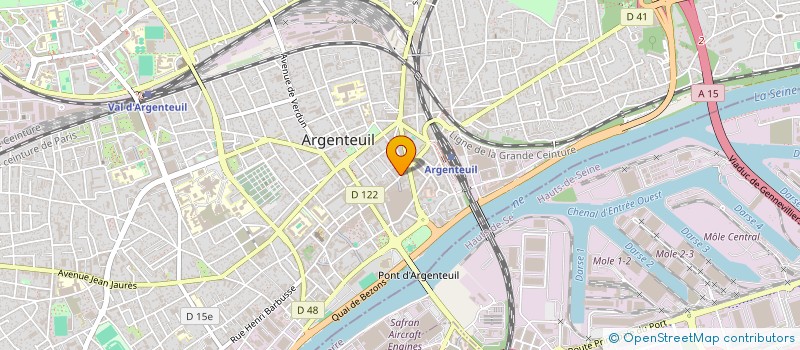 localisation de l'entreprise COURBIN IMMOBILIER  ARGENTEUIL