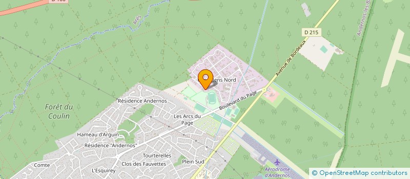 localisation de l'entreprise COURBOUIN PLAISANCE  ANDERNOS-LES-BAINS