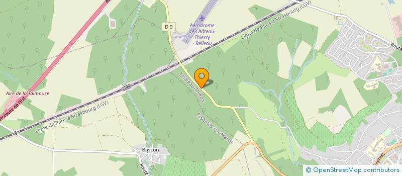 localisation de l'entreprise COURBY'Z SHOW PICARDIE  CHATEAU-THIERRY