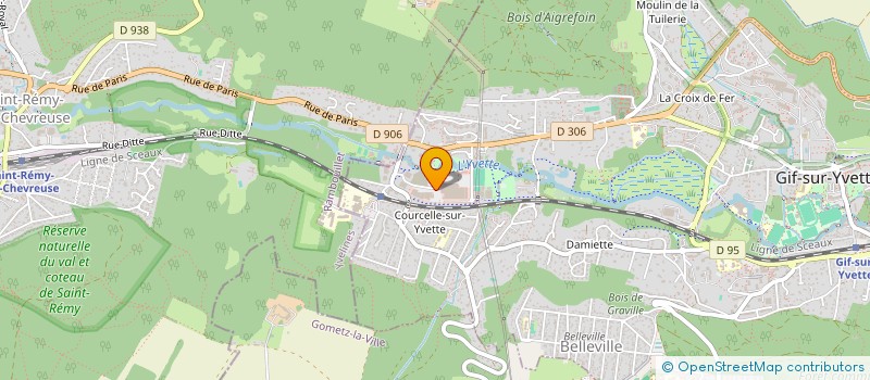 localisation de l'entreprise COURCELLE PRESSE  GIF SUR YVETTE