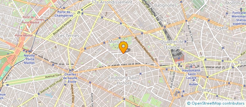 localisation de l'entreprise COURCELLES HOLDING  PARIS