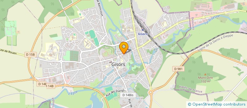 localisation de l'entreprise COURCELLES INVESTISSEMENT à GISORS