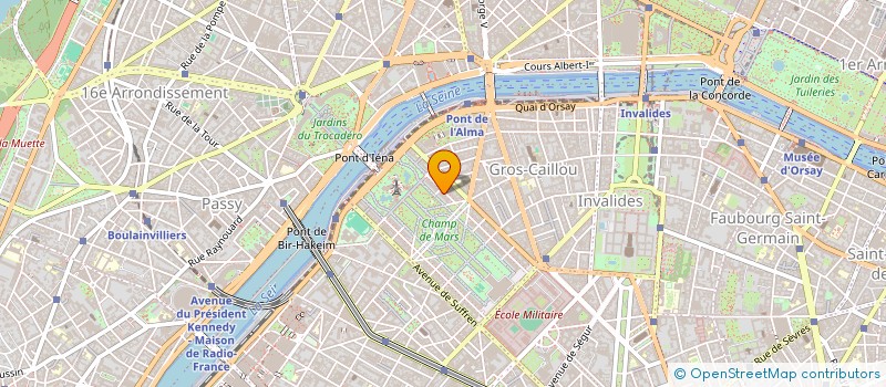 localisation de l'entreprise COURCHEV'AILE  PARIS