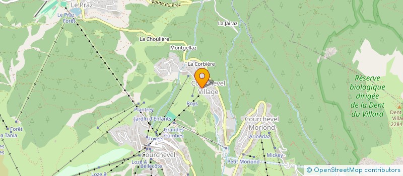localisation de l'entreprise COURCHEVEL HB INVESTMENTS à COURCHEVEL