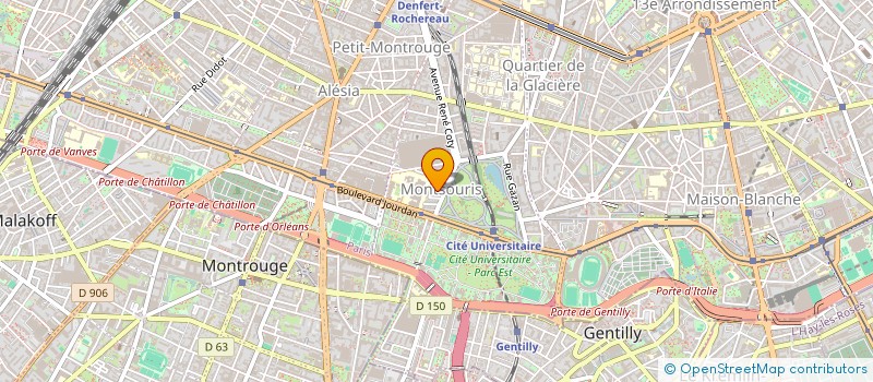 localisation de l'entreprise COURCHEVEL ONE  PARIS