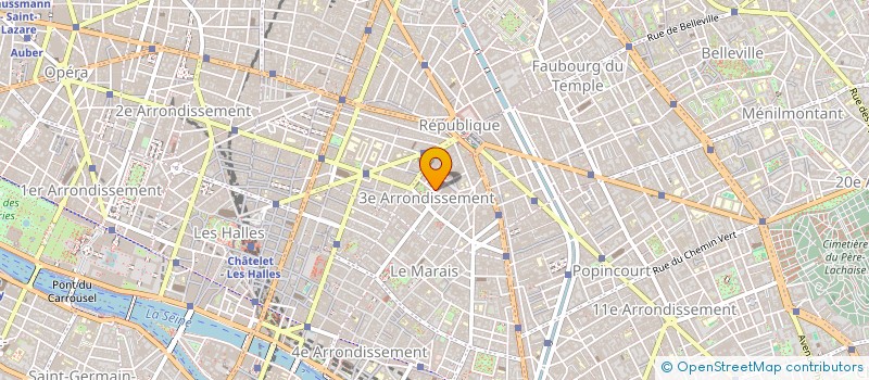 localisation de l'entreprise COURCHIVOUX INFORMATIQUE à PARIS