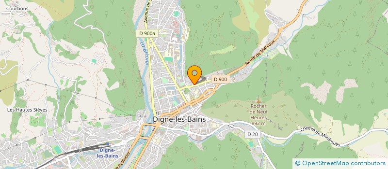 localisation de l'entreprise COURCIER à DIGNE-LES-BAINS