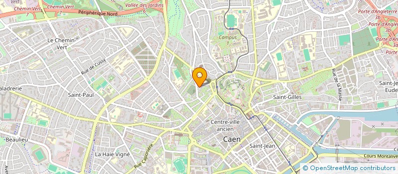 localisation de l'entreprise COURCIER ET COMPAGNIE à CAEN