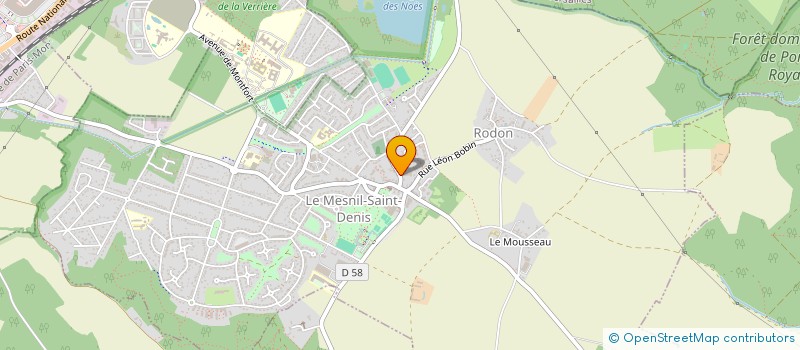 localisation de l'entreprise COURCIER GROUP  LE MESNIL-SAINT-DENIS