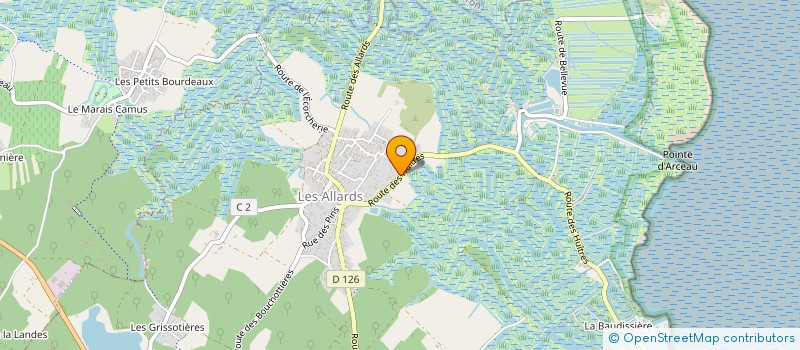 localisation de l'entreprise COURDAVAULT ALAIN ET FILS  DOLUS-D'OLERON