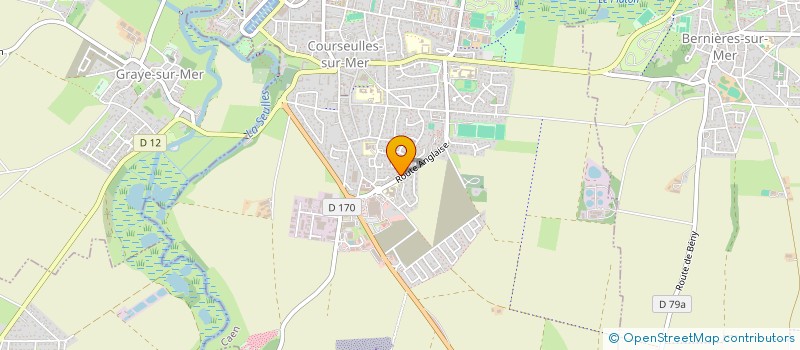 localisation de l'entreprise COURDIS à COURSEULLES-SUR-MER