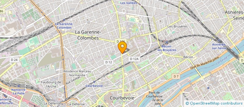 localisation de l'entreprise COURDIS à COURBEVOIE