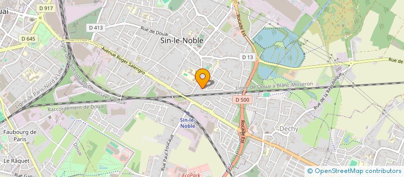 localisation de l'entreprise COUREE DOUCE  SIN-LE-NOBLE