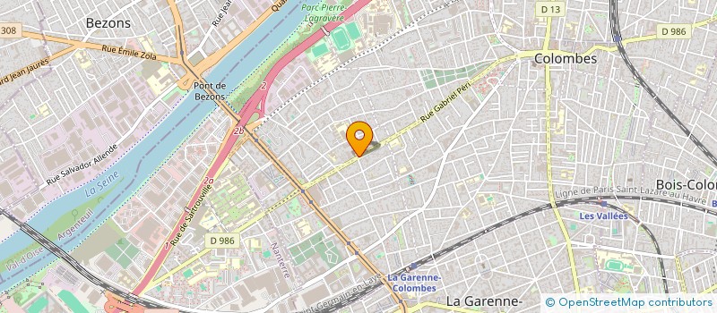localisation de l'entreprise COURELEC à COLOMBES