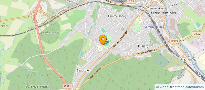 localisation de l'entreprise COUREZ AVEC NOUS - SARREGUEMINES  SARREGUEMINES