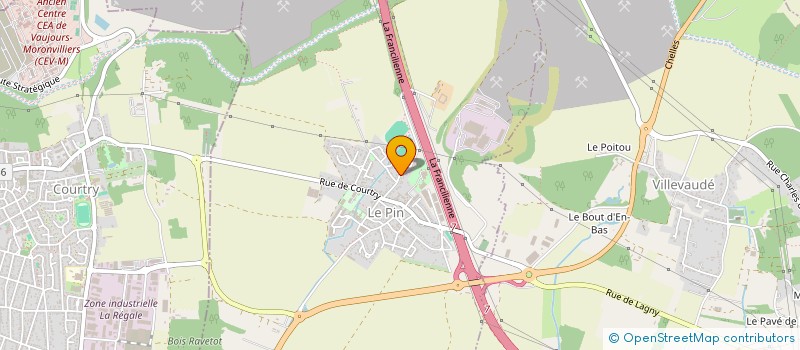 localisation de l'entreprise COURGAIN  CHARMENTRAY