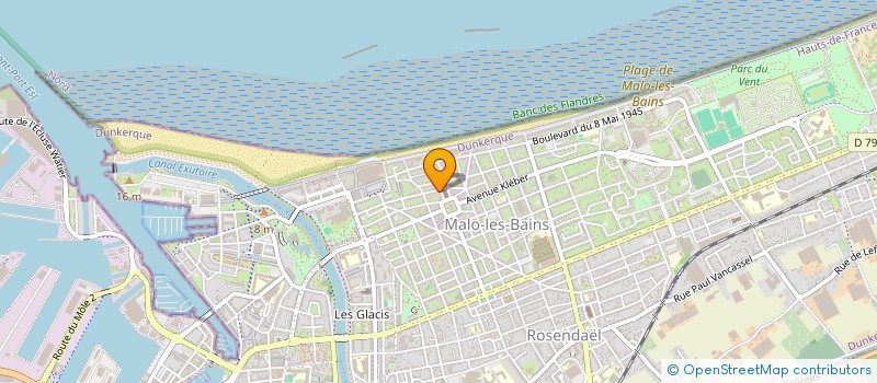 localisation de l'entreprise COURGHAIN à DUNKERQUE