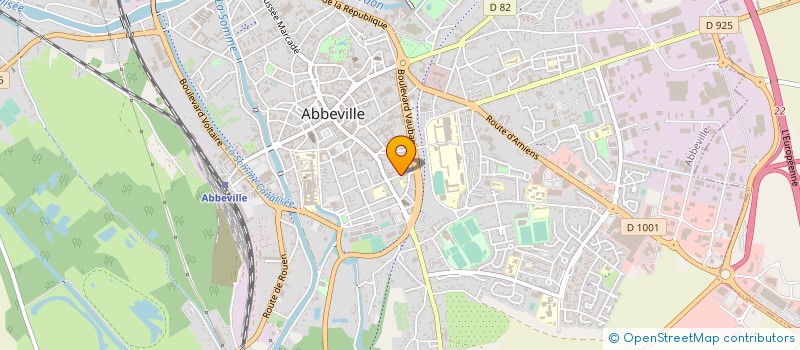 localisation de l'entreprise COURIR A ABBEVILLE à ABBEVILLE