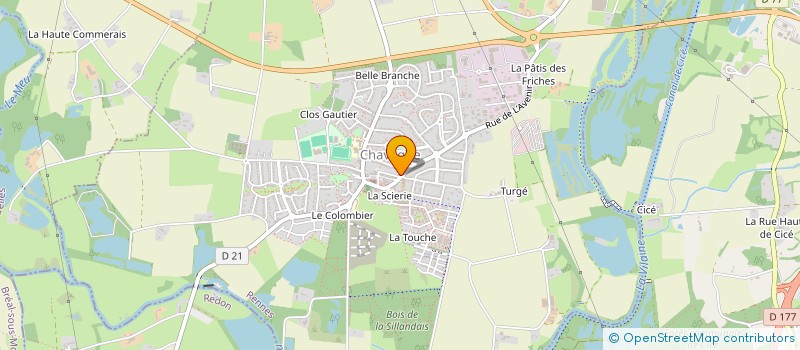 localisation de l'entreprise COURIR A CHAVAGNE  CHAVAGNE