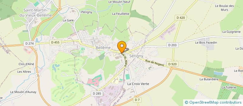 localisation de l'entreprise COURIR A IGE à IGE