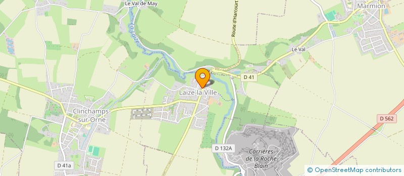 localisation de l'entreprise COURIR A LAIZE-CLINCHAMPS  LAIZE-CLINCHAMPS