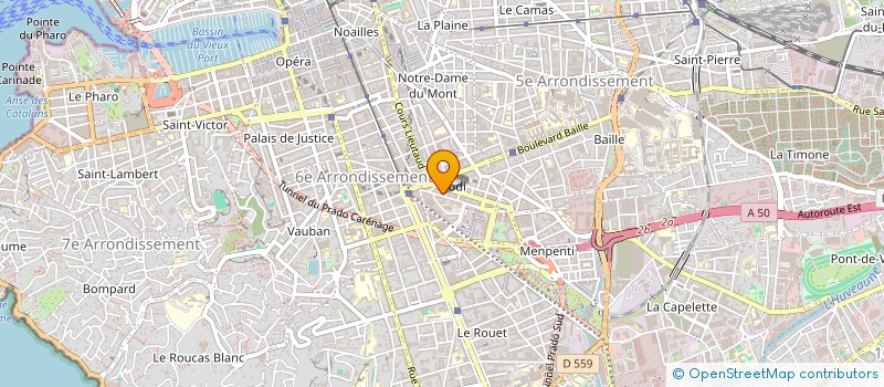 localisation de l'entreprise COURIR A MARSEILLE à MARSEILLE