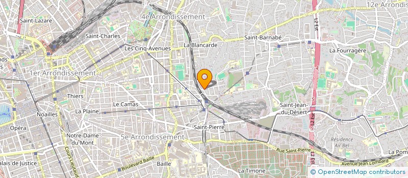 localisation de l'entreprise COURIR A MARSEILLE à MARSEILLE