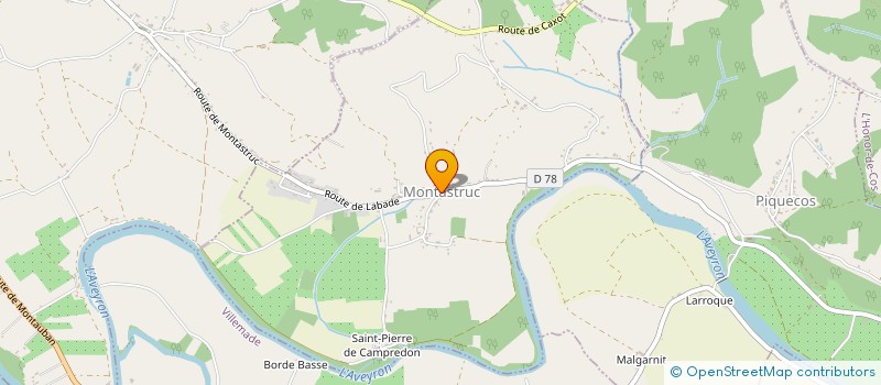 localisation de l'entreprise COURIR A MONTASTRUC  MONTASTRUC