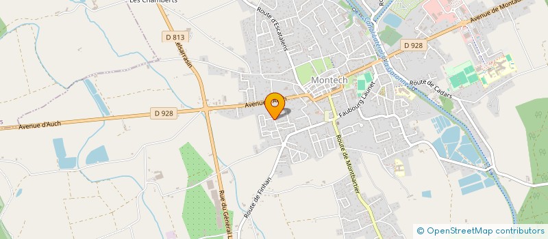 localisation de l'entreprise COURIR A MONTECH  MONTECH