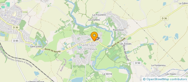 localisation de l'entreprise COURIR A NESMY  NESMY