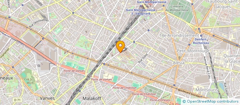 localisation de l'entreprise COURIR ENSEMBLE AUX COULEURS DE SAINT JOSEPH  PARIS