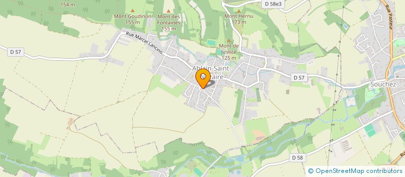 localisation de l'entreprise COURIR ENSEMBLE CONTRE LA SCLEROSE EN PLAQUES à ABLAIN-SAINT-NAZAIRE