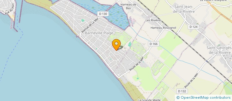 localisation de l'entreprise COURIR ENSEMBLE EN COTE DES ISLES  BARNEVILLE-CARTERET