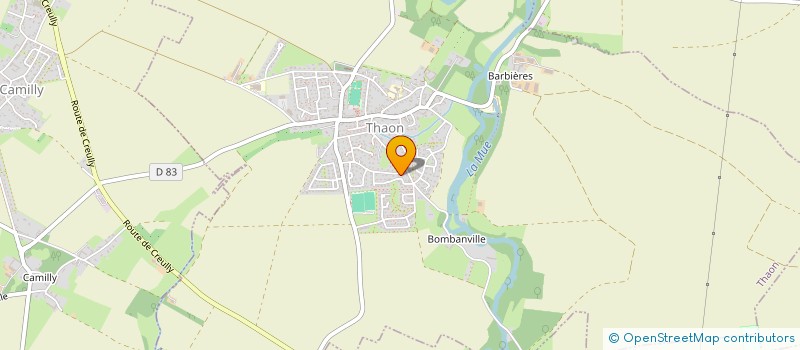 localisation de l'entreprise COURIR PAR TOUS LES THAON  THAON