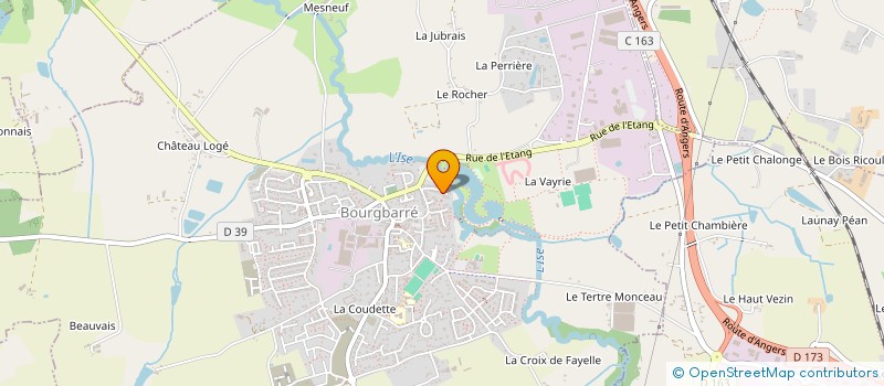 localisation de l'entreprise COURIR POUR MUTTI  BOURGBARRE