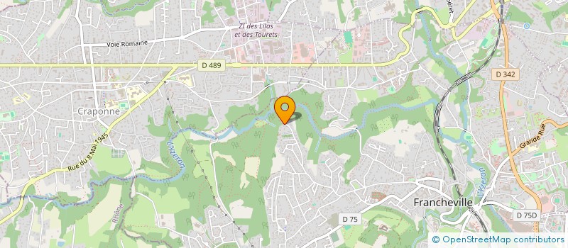 localisation de l'entreprise COURIR POUR TOI  FRANCHEVILLE