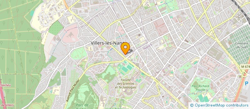 localisation de l'entreprise COURIR SUR DES LEGENDES  VILLERS-LES-NANCY