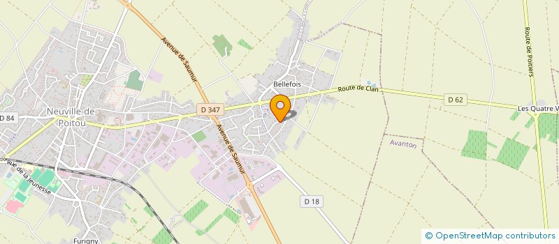 localisation de l'entreprise COURLEOT  NEUVILLE-DE-POITOU